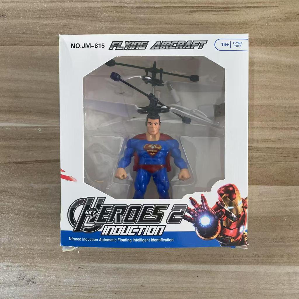Induction Hover Helicopter Toy - Remote Control, Drop-Resistant, Indoor Airplane for Kids