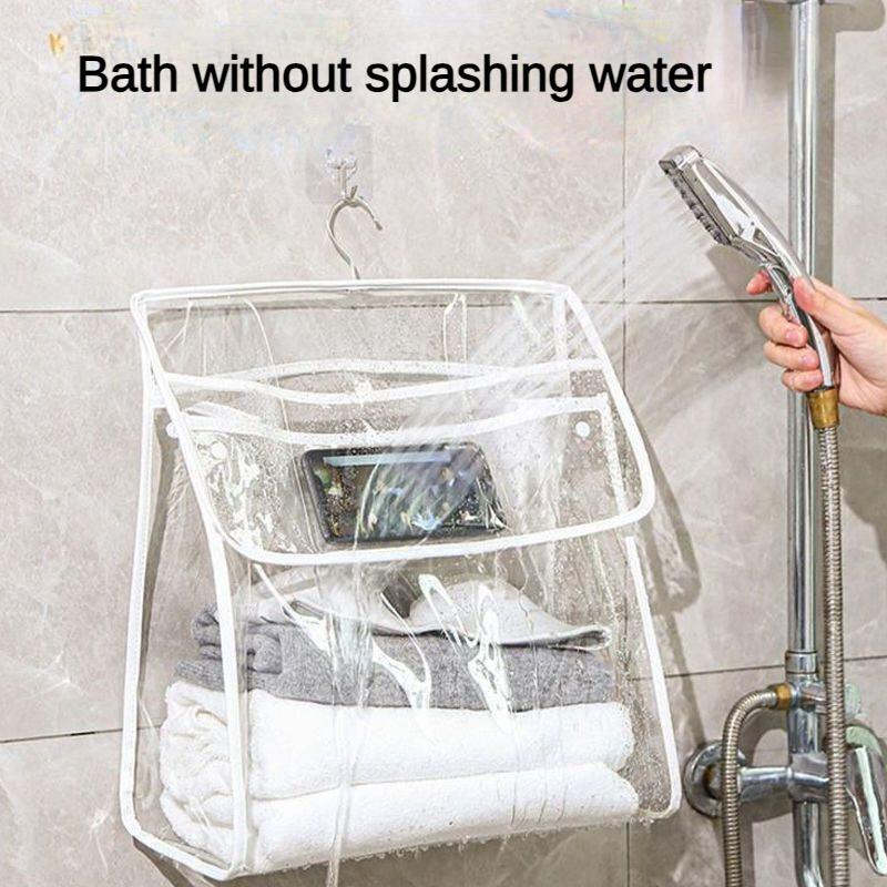 Banyo Giysileri Su Geçirmez Asılabilir Çanta Giysiler Yatak Odası Yurt Asılabilir Saklama Çantası Asılabilir Çanta Bebek Arabası Çantası Büyük Kapasiteli Alışveriş Çantaları
