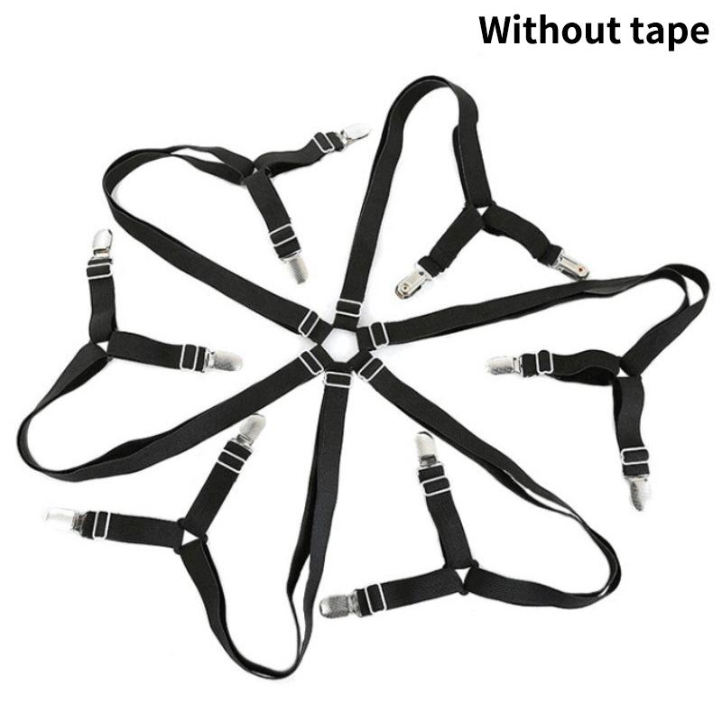 1Pcs Bed Sheet Holder Straps Adjustable Elastic Band Fitted Bed Sheet Holder Fasteners Suspenders Clip Suit