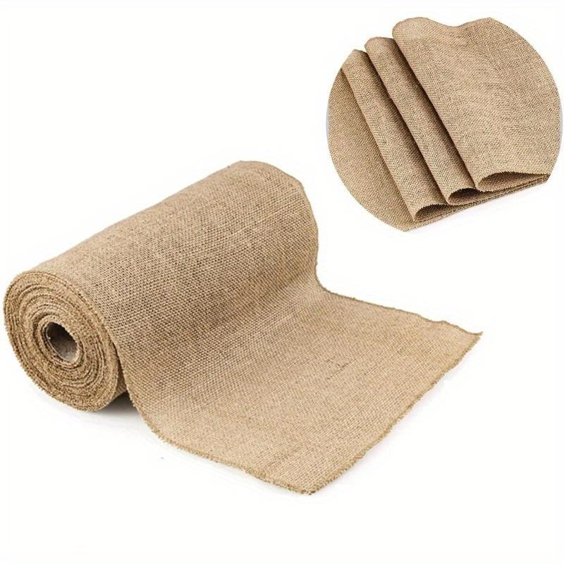 

10 м ширина джутовый лен винтажная натуральная дорожка для стола мешковина деревенский хаки вечеринка кантри свадебное украшение домашний декор стула для вечеринки 30cm*10m