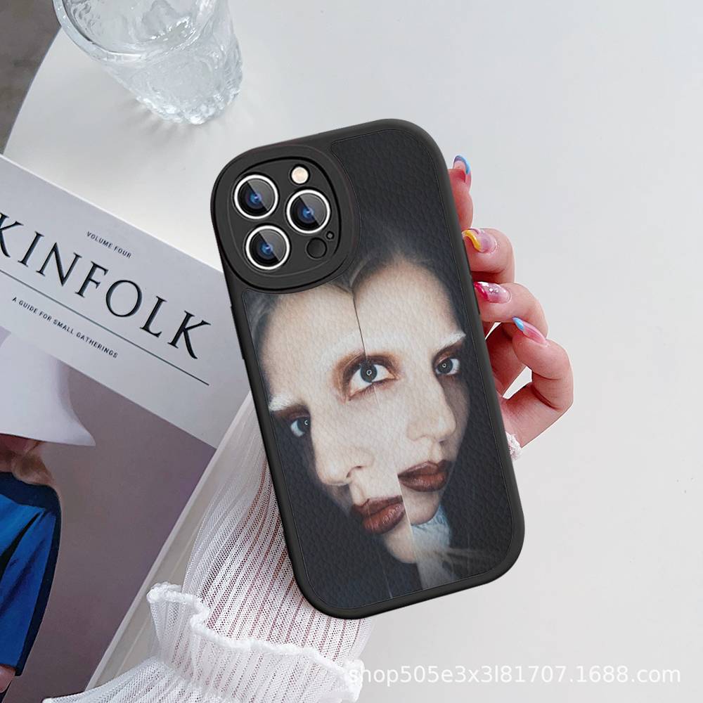 Lady Gaga Ablums Phone Case For IPhone 16 15 14 13 12 11 Pro Max Plus Soft Leather Cover
