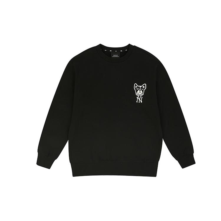 MLB Sweatshirts Unisex Black Crew Neck Moderate Regular 31MTC1011 S