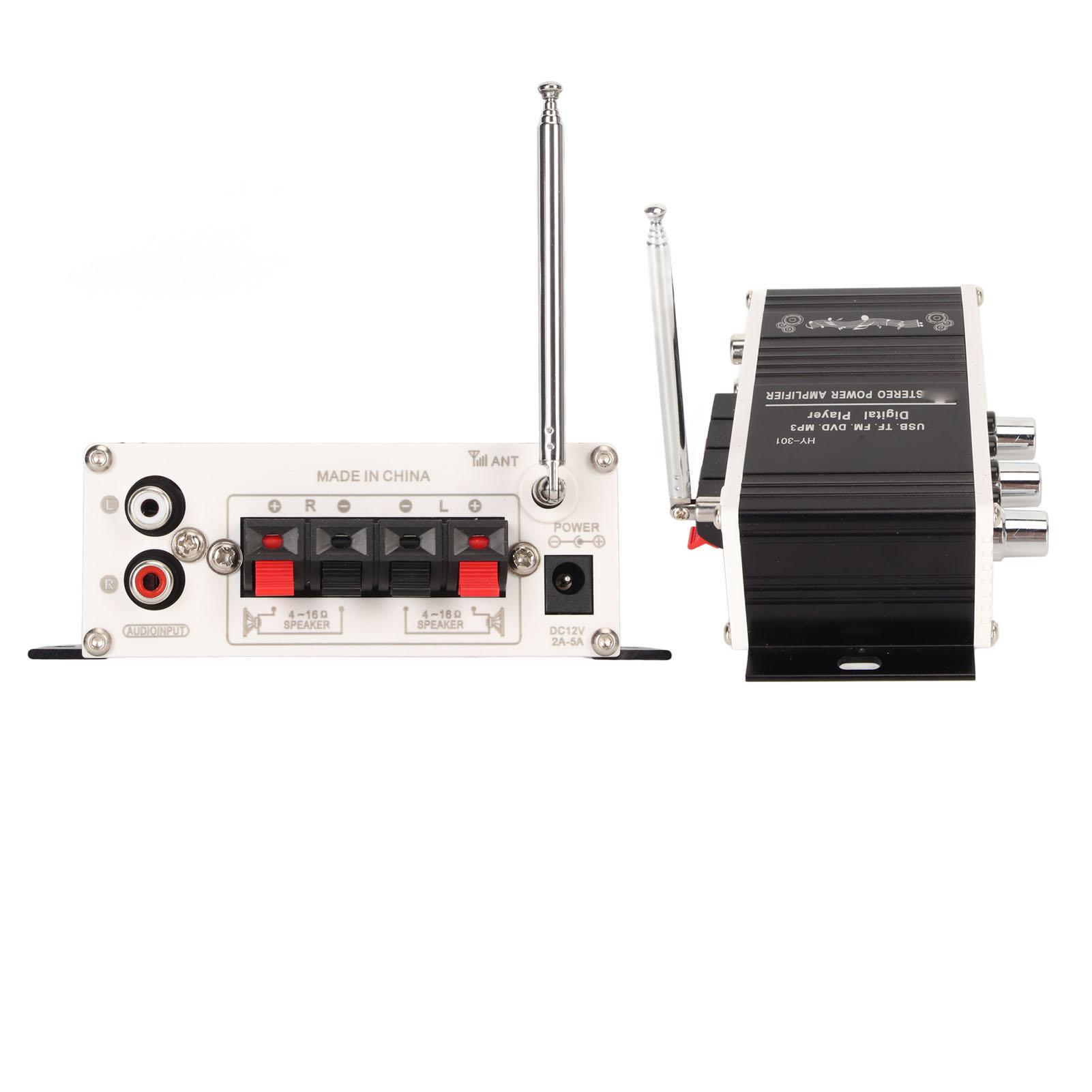 Car Power Amplifier 2 Channel   5.0 Digital   HIFI Stereo Power Amplifier with Remote Control