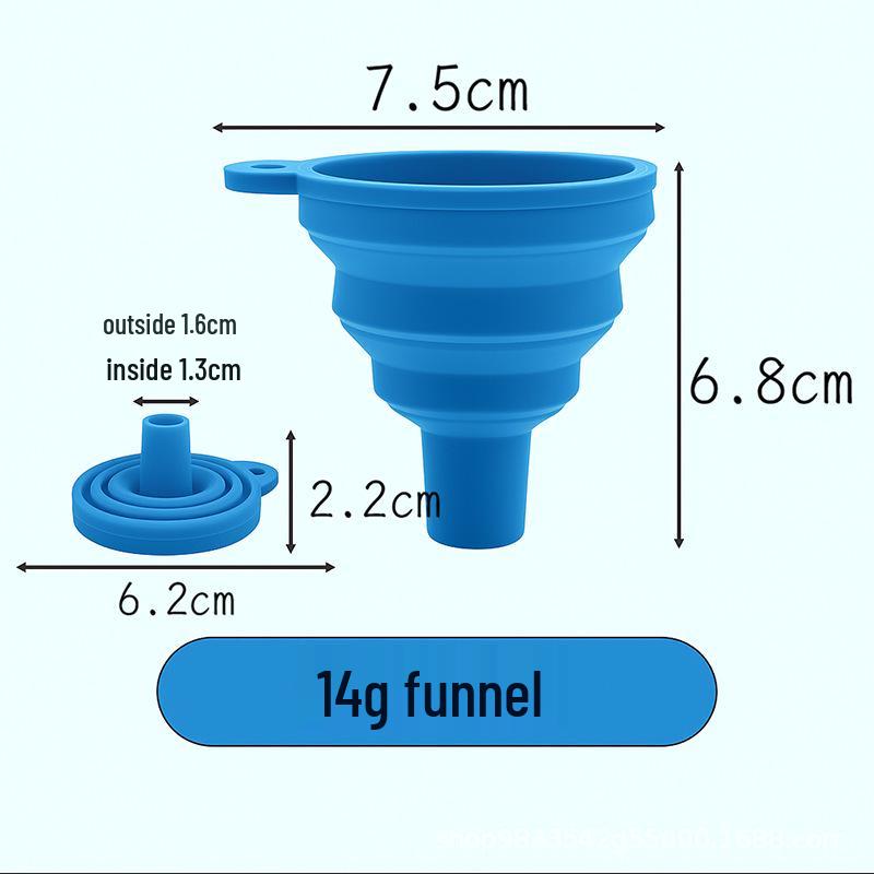 Foldable Food-Grade Oil and Wine Dispensing Funnel