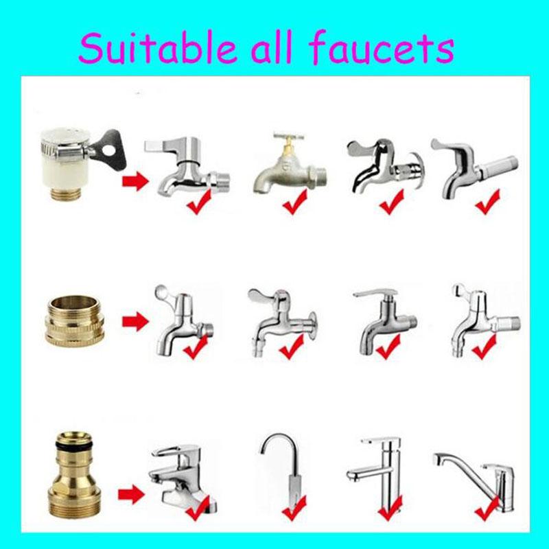Universal Hose Tap Adapters Faucet Tap Connector Garden Water Hose Pipe Fitting Faucet Adapter Watering Garden Tool 15-23mm