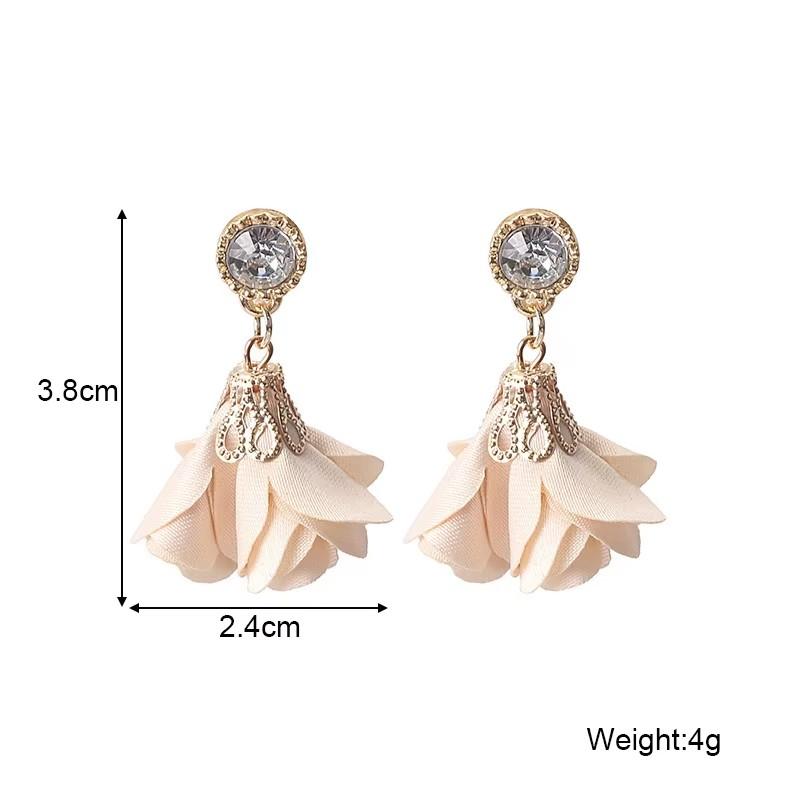 2026 New Trend Flower Dangle Earrings for Women Colorful Enamel Floral Unusual Earrings Bohemian Romantic Ear Zircon brincos