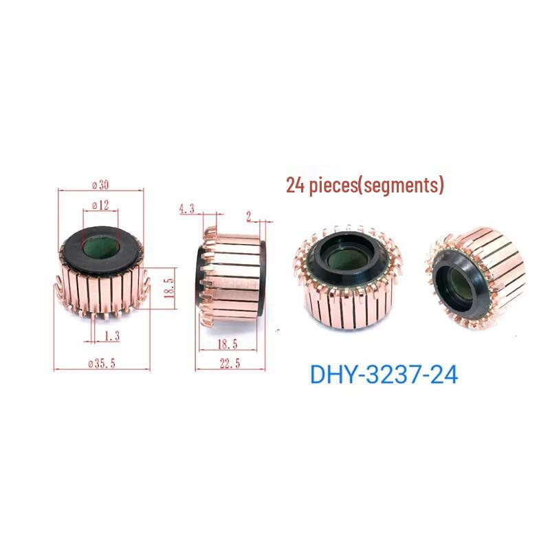 30x12x18.5 (22.5) 24P DC Motor Commutator