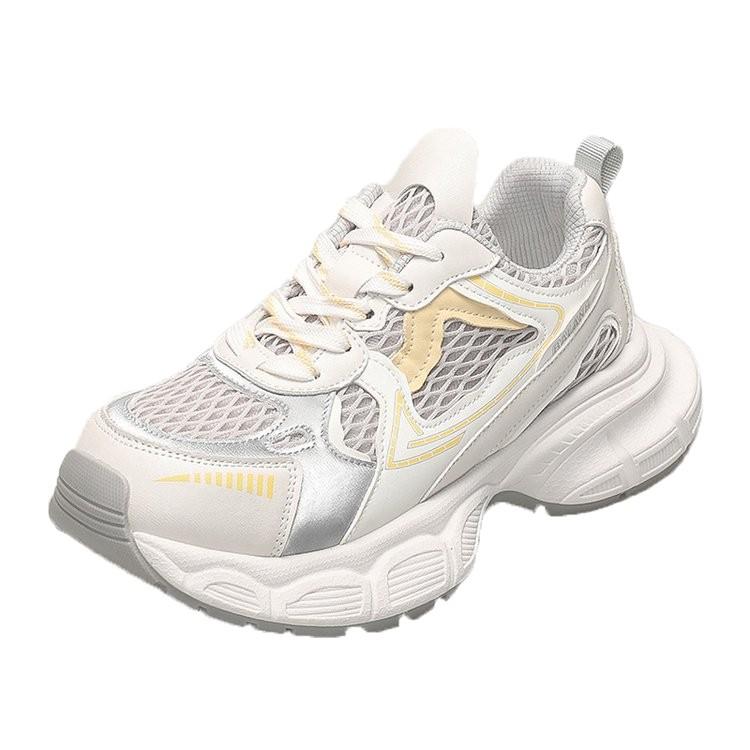 Platform Dad Shoes Women's Summer Height Increase Forrest Gump Shoes 2025 Super Fire New Popular Versatile Breathable Sports and Leisure Shoes