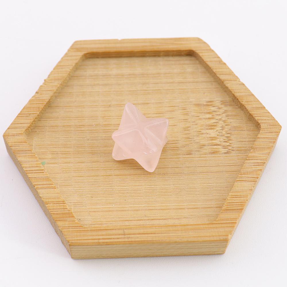 Crystal Merkaba Star Ornament - 13mm Hexagram Design