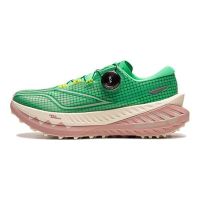 Li Ning Lu Pro V2 Laufschuhe Damen Sneaker Grün Pink ARNU008-3