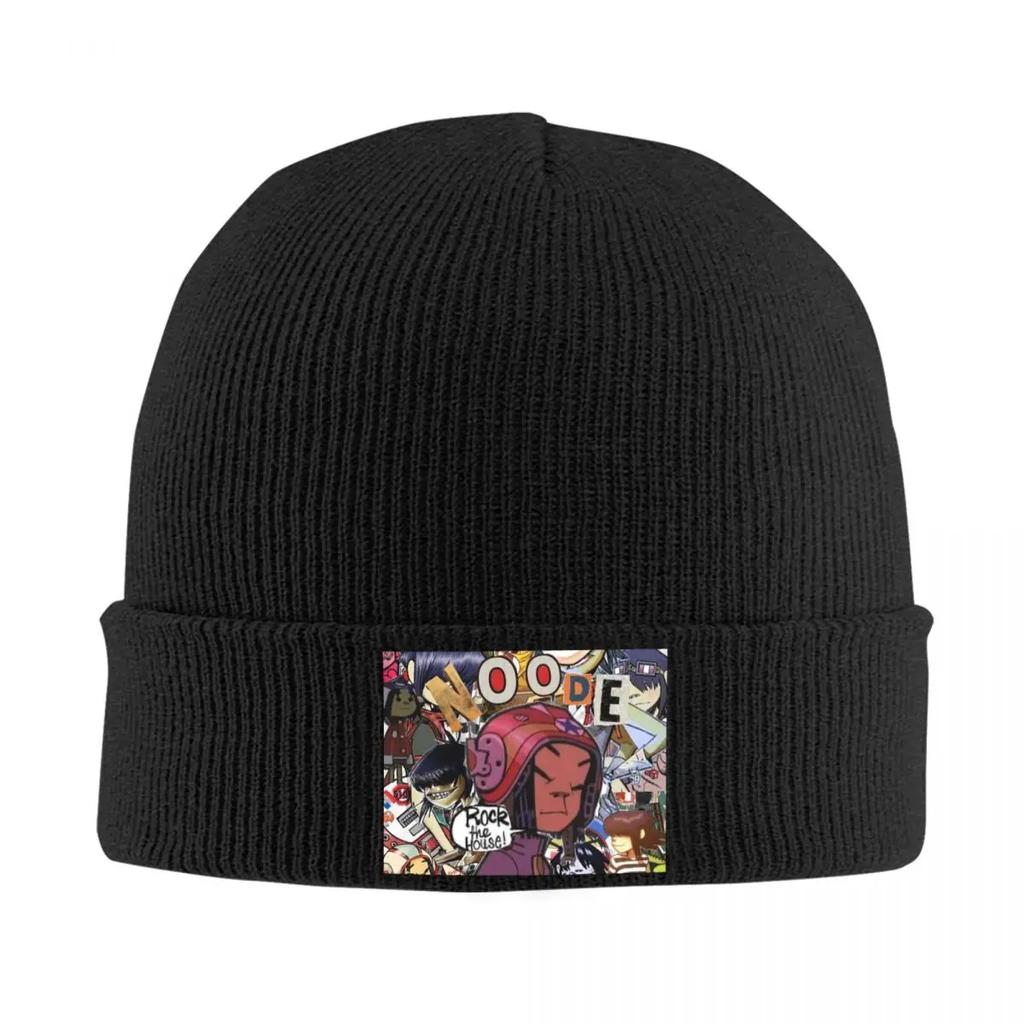Music Band Gorillaz Warm Knitted Cap Winter Knit Bonnet Hat Skullies Beanies Hip Hop Caps for Unisex