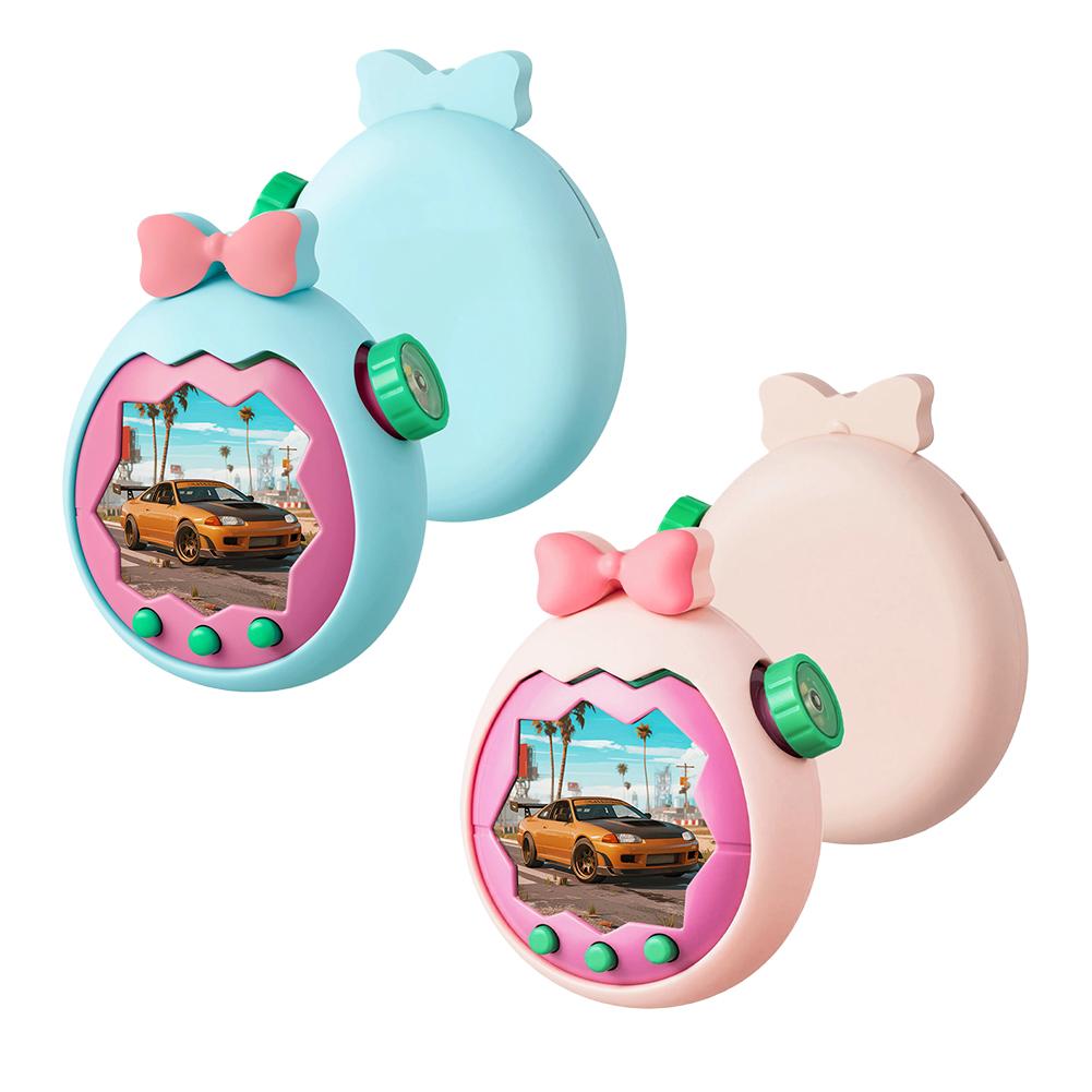 For Tamagotchi Paradise Funland Protective Case Silicone Anti-drop Cute Bow Decoration Game Controller Replacement Shell