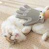 Silicone Fabric Cat Massager Grooming Glove Dog Shedding Hair Brush Pet Bath Cleaning Supplies Comb Double Sided Gloves Pet Application Hair Remover
