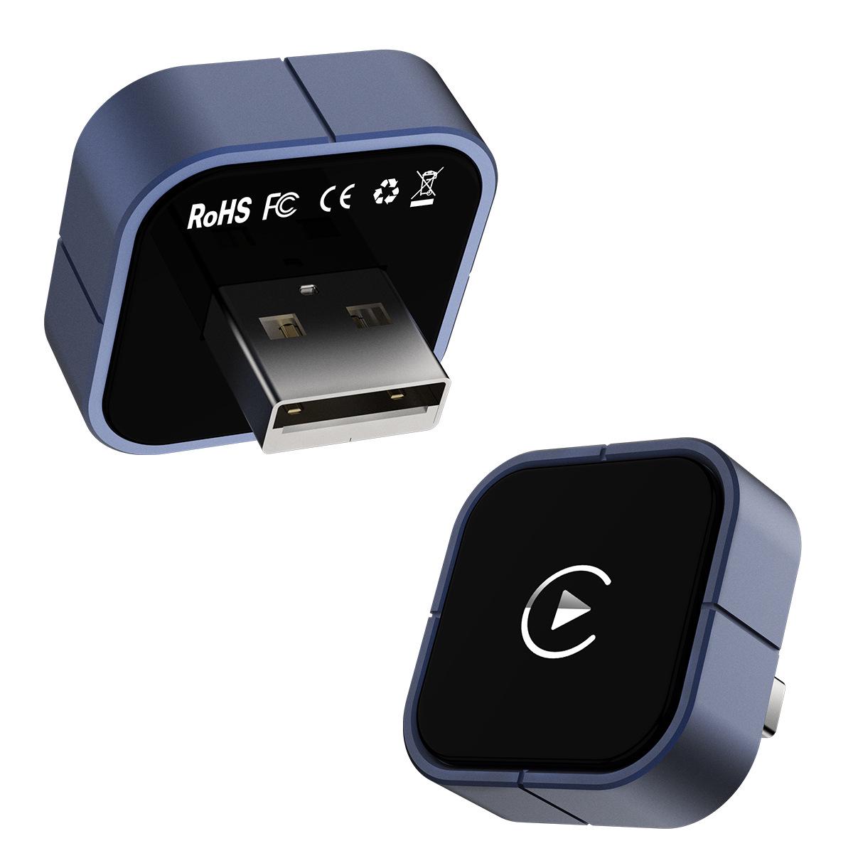 CP027-5 Wireless CarPlay Adapter: Customizable On-Demand.