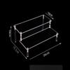 Clear 1-6 Tier Acrylic Display Stand for Funko Figures, Cupcake, Cosmetics, Perfume,Blind Box Display Riser Rack Dessert Shelf