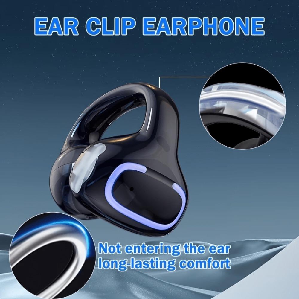 Wireless In-ear Bluetooth Headphones, Comfortable Wear Noise Cancelling Earphones USB Charging for Sports Running Cycling Calls