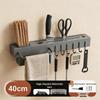 Zhishi Punch-Free Wall-Mounted Kitchen Knife & Utensil Holder