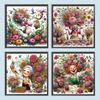 5D DIY Partial Special Shaped Drill Diamond Painting Kit Old Lady Decor 30x30cm