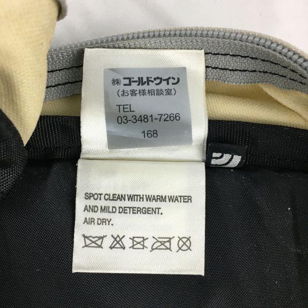 THE NORTH FACE by Goldwin Trekking Hiking Backpack Black Front Pocket Outdoor Bag(USED)