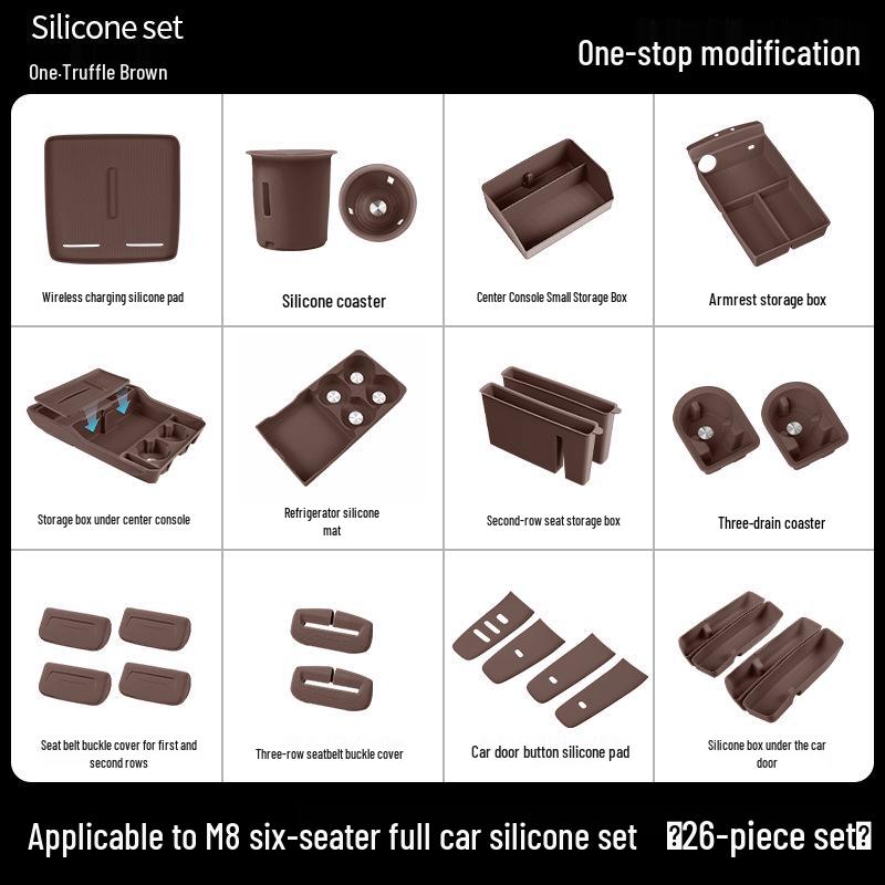 AITO M7 M8 M9 Accessories: Wireless Charger Pad & Interior Trim Mod Kit