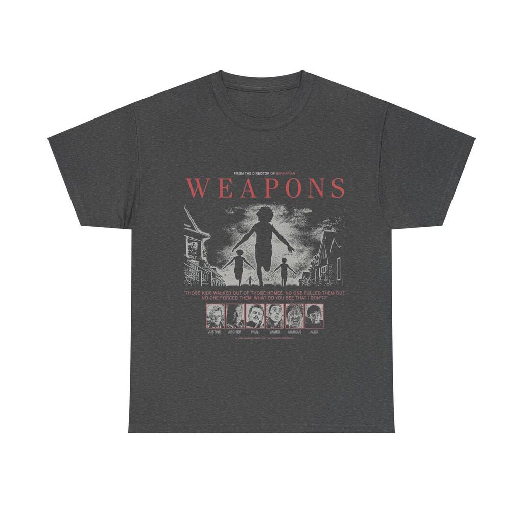 Weapons Movie T-Shirt and kids T-Shirt, Vintage Horror Film Tee, Unisex Halloween Shirt and kids T-Shirt