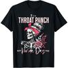 It's A Throat Punch Kind Of Day Skeleton Floral Women's Cotton Men T Shirt S