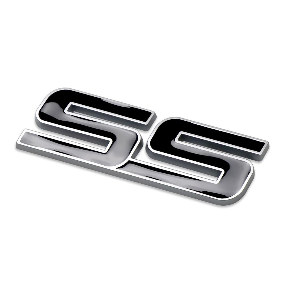 

3D Metal Car Side Body Fender Sticker Wing Shape Decor Decal For Chevrolet SS Camaro Aveo Niva Captiva Cruze Malibu Captiva Trax