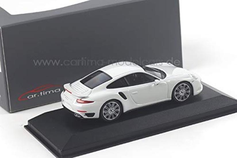 Minichamps Porsche 911 991 Turbo White Interior Black Limited to 200 units 1/43