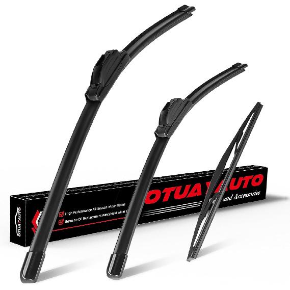 OTUAYAUTO 22"+22" Windshield Wiper Blades Replacement for Chevrolet Silverado 1500 2500 3500 1999-2006 2019-2024 Front Window Wiper Fit Factory