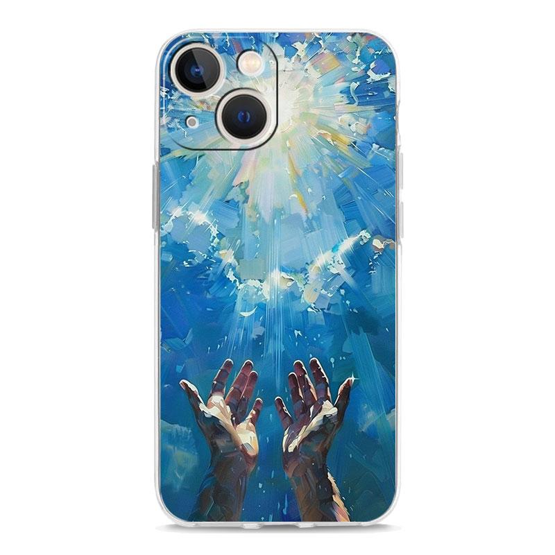 

Faith Christian Religious Jesus Phone Case For iPhone 11 Cases iPhone 15 12 13 14 16 Pro Max X XR XS 14 15 Plus 16Pro Cover iPhone 15 Pro