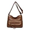 Women's Shoulder Bag Middle-aged Mom Bag Multi-pocket Shoulder Bag Lightweight Crossbody Bag