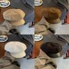 Eight Corner Hat With Embroidered Design For Autumn Winter Casual Womens Fashion
