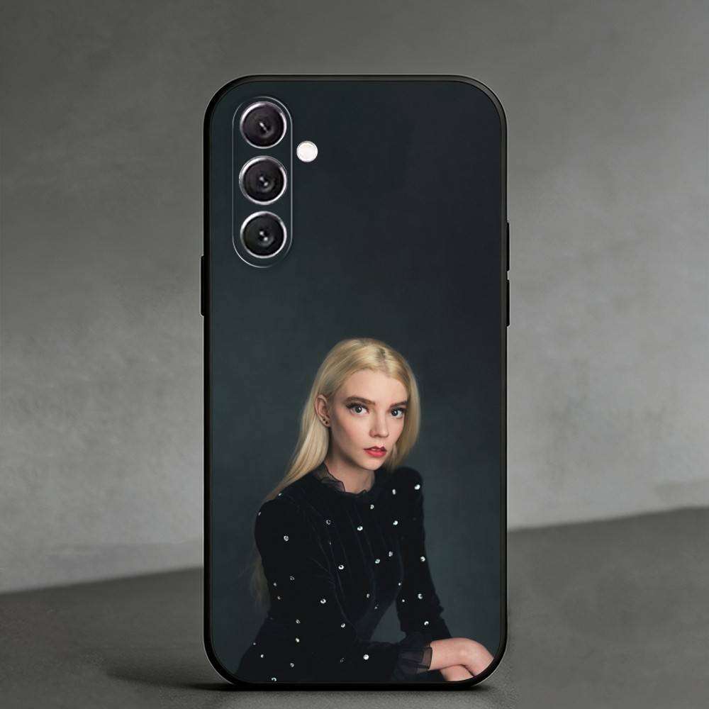 A-Anya Taylor-Joy Handyhülle Für Samsung Galaxy A91,80,73,72 ,71,53,52,32 ,31,22,21s,20,Weiche Schwarze Hülle