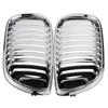 All Chrome Front Bumper Kidney Grill For BMW E46 4 Door Sedan 320i 325i 325Xi 330i Facelift 2002-2005 Front Hood Grille Grill