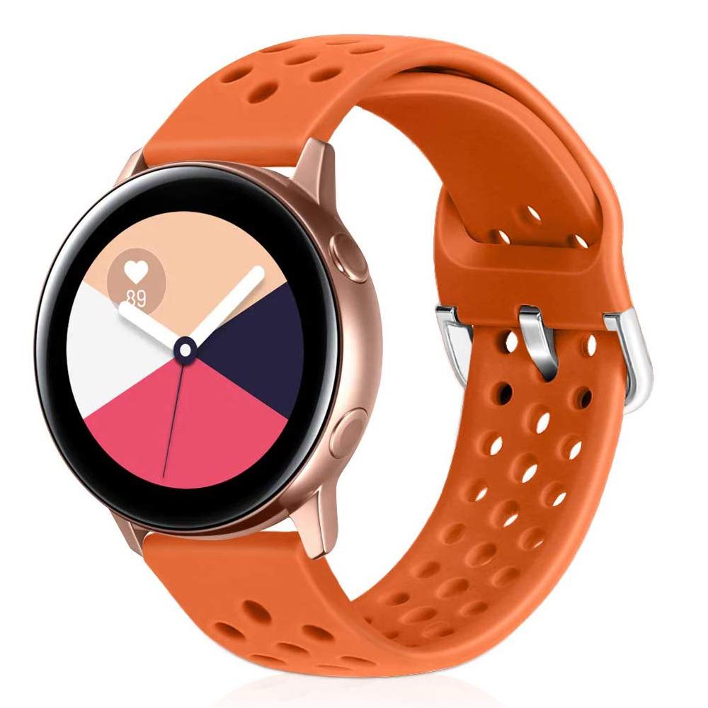 20mm 22mm Silicone Strap For Samsung Galaxy Watch 6/5/4/3/Huawei Watch 4/3/GT2 Sports Bracelet Wristband Amazfit GTR/GTS 4 Band