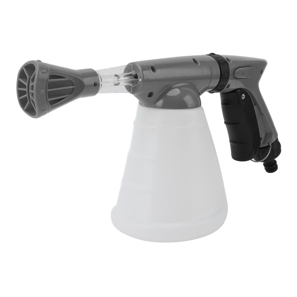 Foam Cannon Multifunctional Professional Sprayer Tool High Pressure Foam Washer Cannon for Water Flowers Carwash Gray