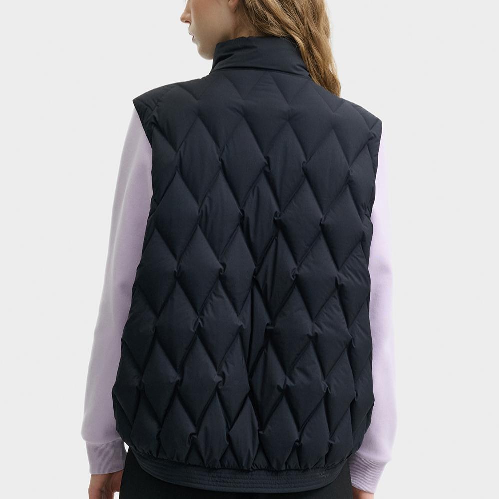 FILA Comfortable Versatile Vest Down Jacket Women outerwear Black F11W448908FBK