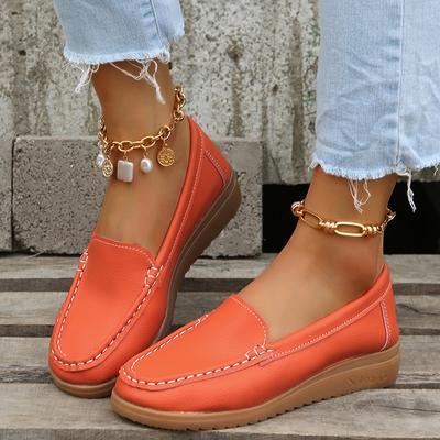 Casual Women's Shoes Women Design White Red Loafers Female Flats Sneakers Ladies Non-Slip On Moccasins Zapatos Mujer