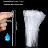 10pcs Hypoallergenic Plastic Transfer Pipettes for Essential Oils & Cosmetics - Disposable, Sterile Chemistry Experiment Dropper