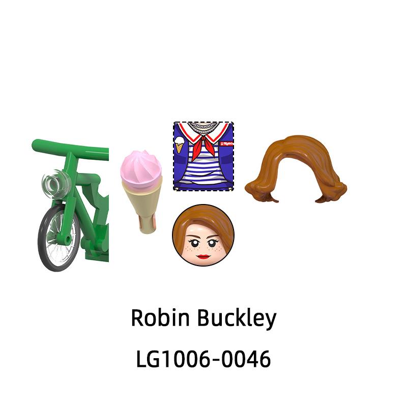 LG1006 Stranger Dustin Max Eleven Erica Sinclair Mike Nancy Steve Robin Вещи Модельные Блоки MOC Кирпичи Набор Подарки Игрушки