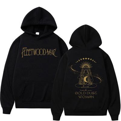 Print Hoodie Fashion Rock Hip Hop Hooded Sweatshirts Men Women Casual Vintage Pullovers Streetwear