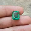 Certified Natural Zambian Green Emerald 5-10 Ct Emerald Cut Loose Gemstone