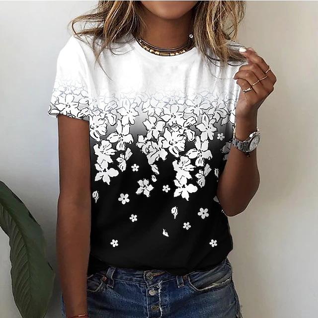 Casual American 3D Printed Short Sleeved T-shirt