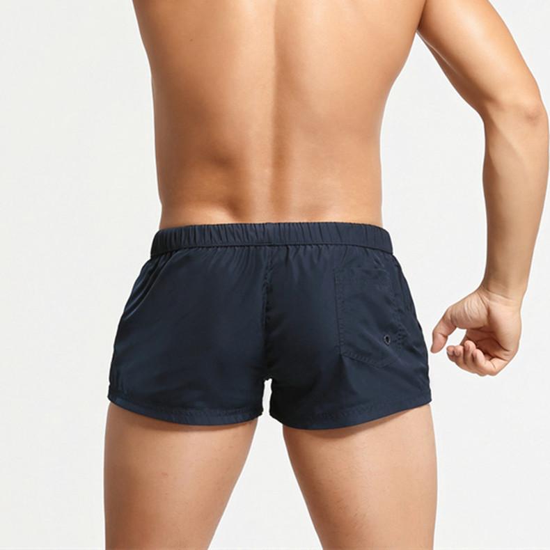 Seobean Swimwear Mens Swim Shorts 5 Inch Swimming Trunks For Man Sexy Swimsuit Beach Boxer Briefs Bathing Suit Board Zwembroek