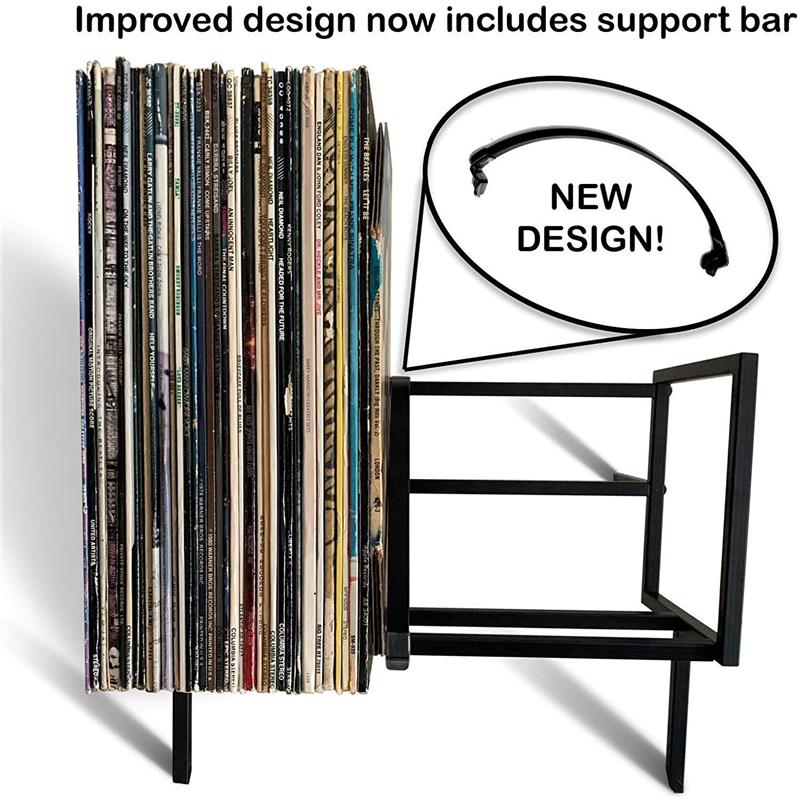 Desktop Creative Vinyl Record Storage Rack CD Organizer European Detachable Metal Magazine Floor Display Stand