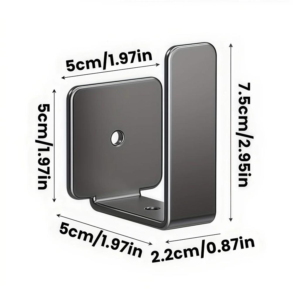 Wall Mounted WiFi Router Shelf No Drill TV Box Stand Power Strip Organizer Modem Bracket Storage Rack with Hooks for Home