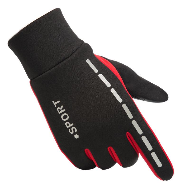 Gloves men's and women's velvet warm and non-slip
