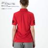 Daiwa (DAIWA) Short Sleeve Polo Shirt, White x Red, Size 120, DE-7906