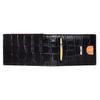 Eddy Black/Red Money Clip Leather Wallet for Men