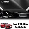 For KIA Rio YB 2017 2018-2024 High Quality Dashboard Cover Dashmat Sunshade Anti‑UV Protector Dash Mat Pad Accessories